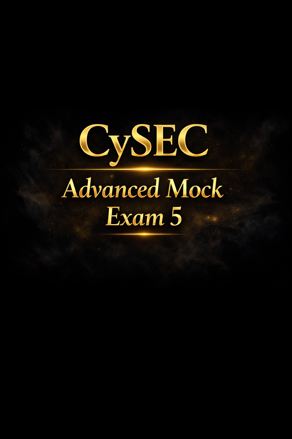 The Advanced Series- CySEC Advanced Mock Exam 5