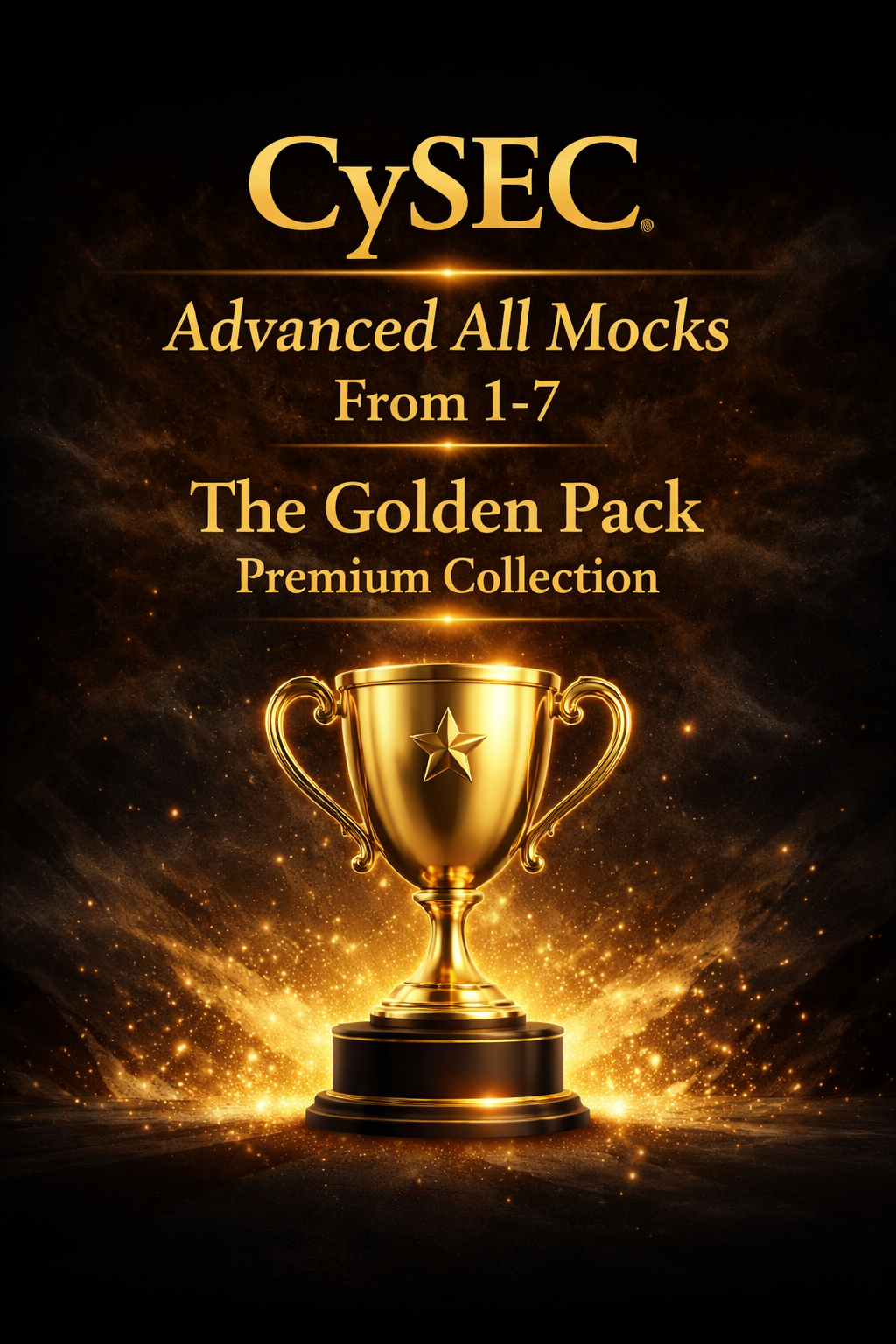 The Golden Pack - CySEC mock exams for Advanced (7 mocks)