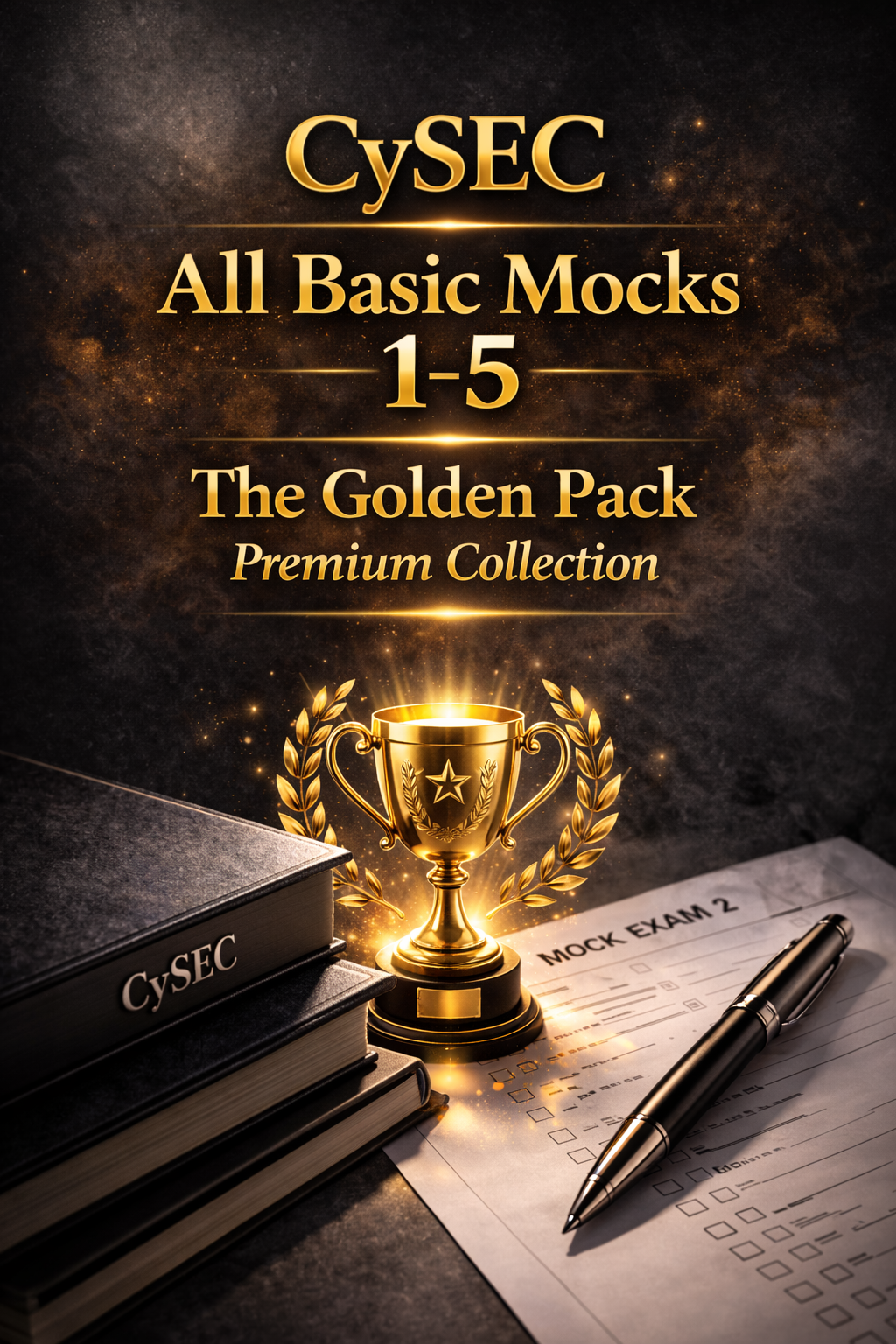 The Golden Pack - CySEC All Basic Mock Exams 1-5