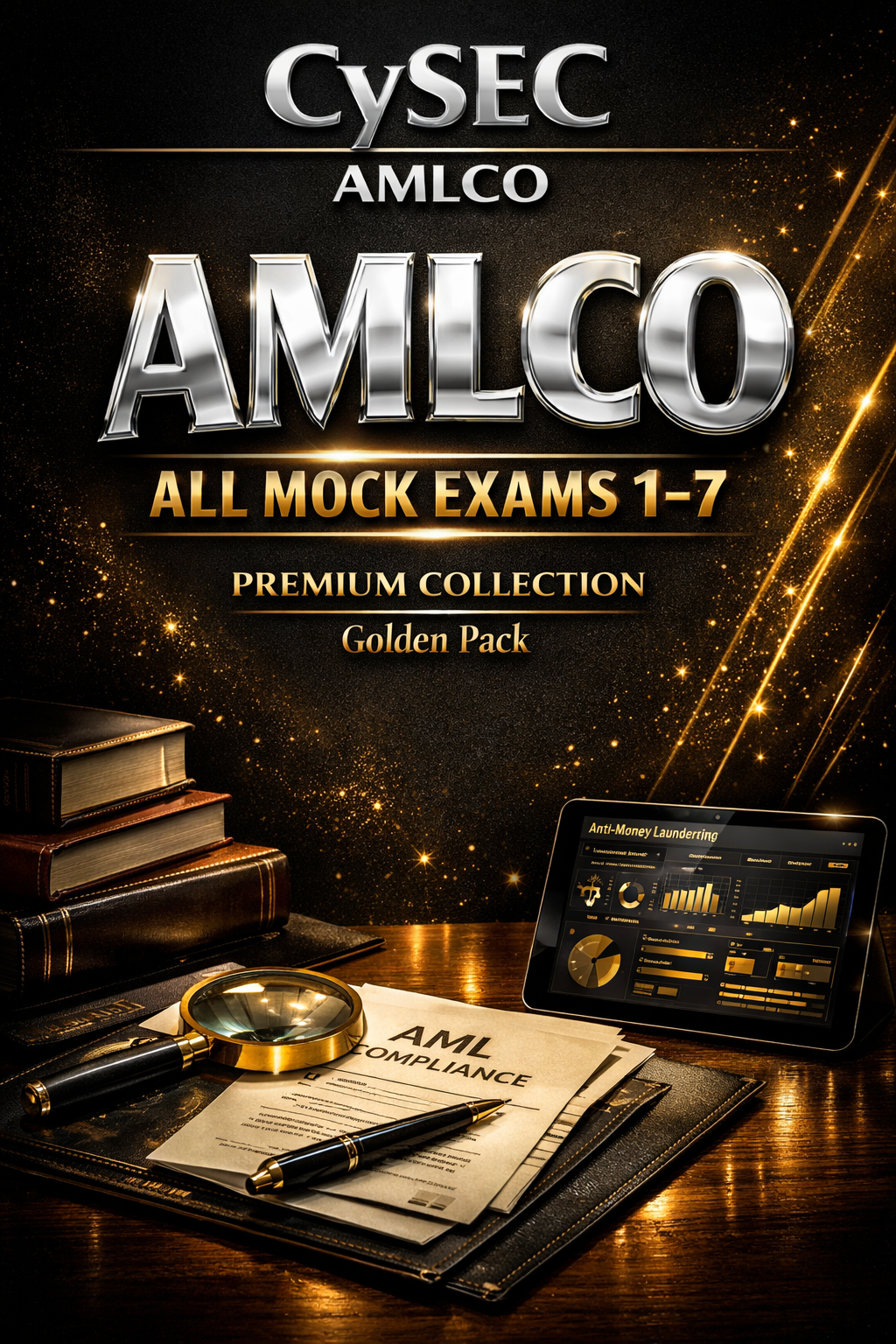The Golden Pack - 2025 CySEC ALL AMLCO Mock Exams 1-7